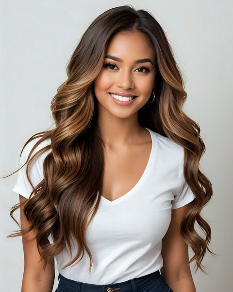 Chestnut Brown Ombré