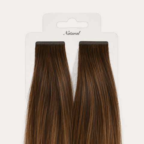 Tape In - Chestnut Brown Ombré