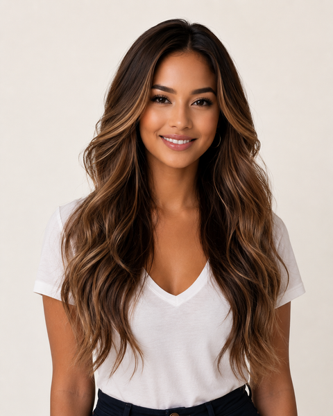 Tape In - Chestnut Brown Ombré