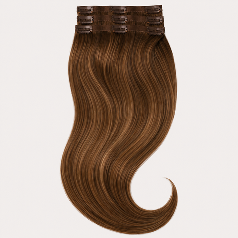 Clip In - Chestnut Brown Ombre