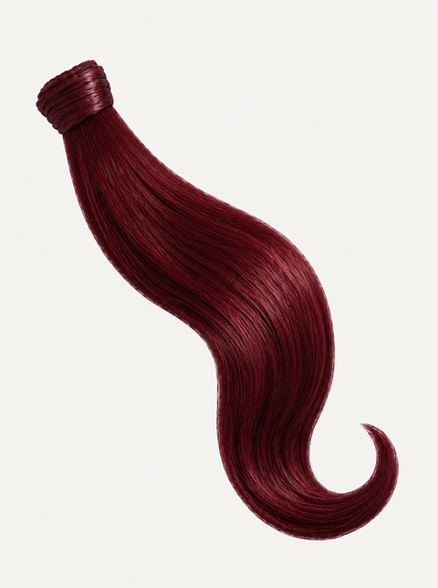 Pony Tail - Burgundy
